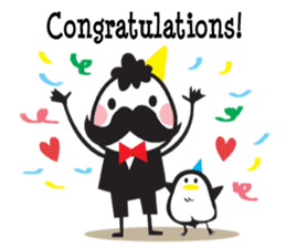 Mr. Moustache sticker #2870770