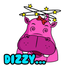 Pinky Hippo - too cute - (EN) sticker #2871305