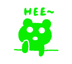 Green creature sticker #2871604