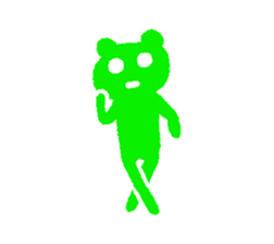 Green creature sticker #2871607