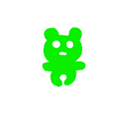 Green creature sticker #2871608