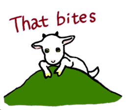 Wonderful goats sticker #2871622