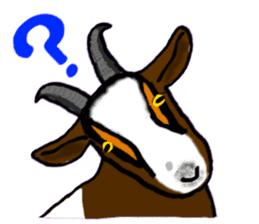 Wonderful goats sticker #2871638