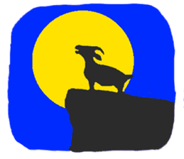 Wonderful goats sticker #2871650