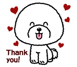 Bichon Frise(English) sticker #2871651