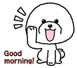 Bichon Frise(English) sticker #2871652
