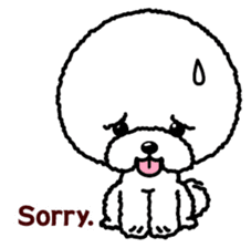 Bichon Frise(English) sticker #2871657