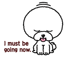 Bichon Frise(English) sticker #2871659