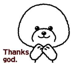 Bichon Frise(English) sticker #2871671