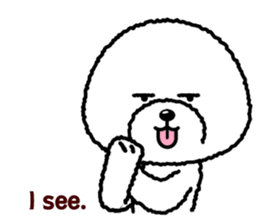 Bichon Frise(English) sticker #2871677