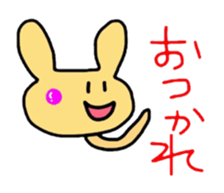 colorful  rabitchan sticker #2871775