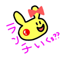 colorful  rabitchan sticker #2871778