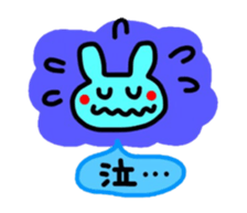 colorful  rabitchan sticker #2871780