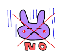 colorful  rabitchan sticker #2871783