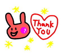 colorful  rabitchan sticker #2871785