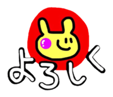 colorful  rabitchan sticker #2871789