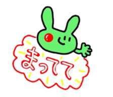 colorful  rabitchan sticker #2871790