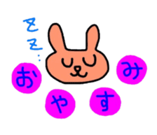 colorful  rabitchan sticker #2871791