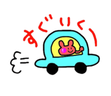 colorful  rabitchan sticker #2871796