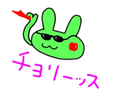 colorful  rabitchan sticker #2871798