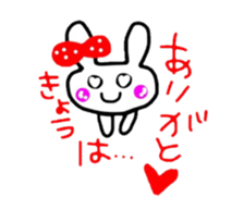 colorful  rabitchan sticker #2871805