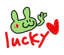 colorful  rabitchan sticker #2871806