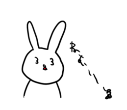 white-eyes-rabbit sticker #2872058