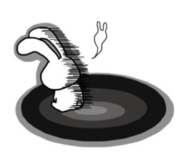 white-eyes-rabbit sticker #2872076