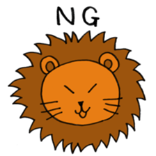 Cute Loose Animals sticker #2874064