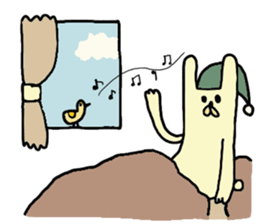 funny rabbit sticker #2874092