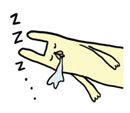 funny rabbit sticker #2874115