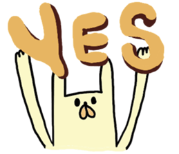 funny rabbit sticker #2874127