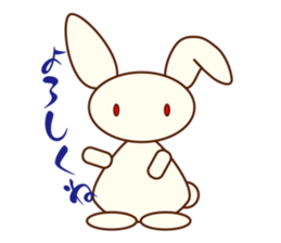 Rabbit of Lara sticker #2874144