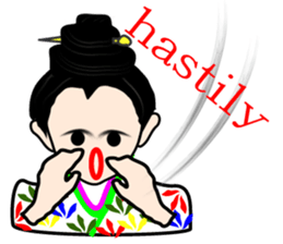 Daughter of Okinawa "nabiy" sticker #2876012