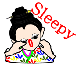 Daughter of Okinawa "nabiy" sticker #2876043