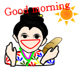 Daughter of Okinawa "nabiy" sticker #2876048