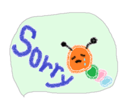 Cute message sticker #2876236
