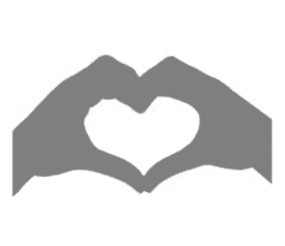 Hand shadow pictures sticker #2876565