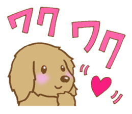 Message of Miniature Dachshund sticker #2877095