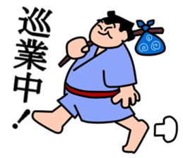 Japanese sumo wrestler sticker #2877277
