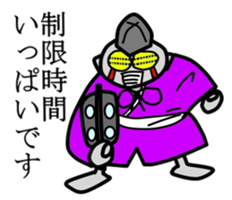 Japanese sumo wrestler sticker #2877282