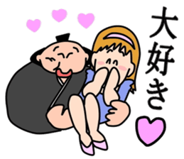 Japanese sumo wrestler sticker #2877284