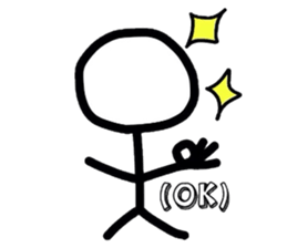 stick person life style sticker #2877455