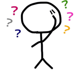 stick person life style sticker #2877486