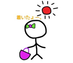 stick person life style sticker #2877487