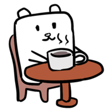 Hako Kuma sticker #2877540