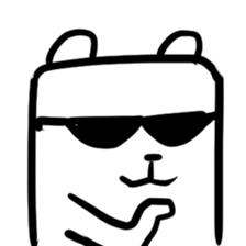 Hako Kuma sticker #2877542