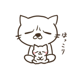 Kawaii neko. sticker #2877571