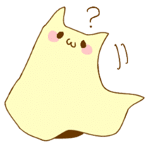 kitty ghost sticker #2877732