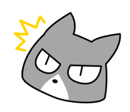 jitoneko cat sticker #2877899